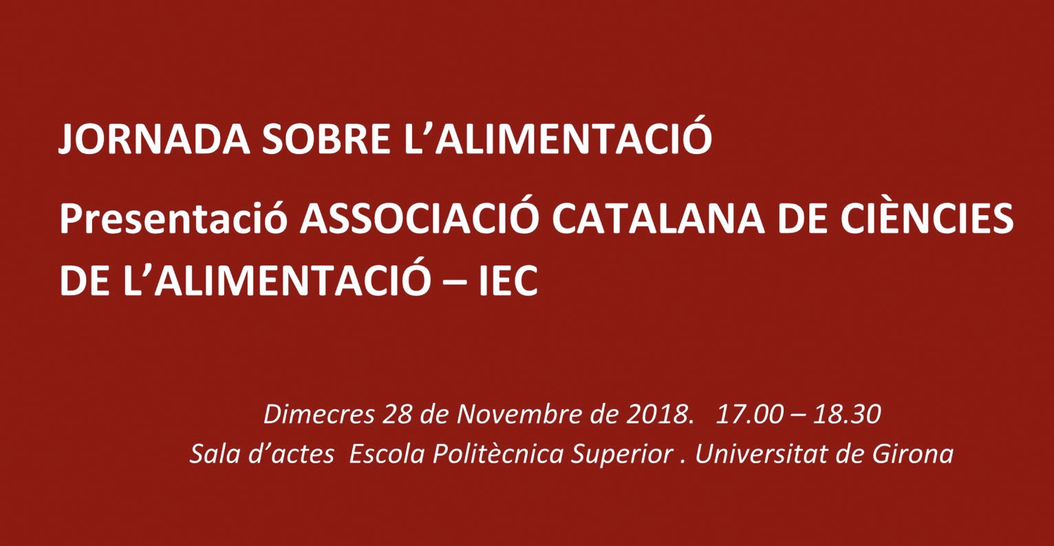 Jornada presentació de l’ ACCA a Girona (28 novembre, Girona)