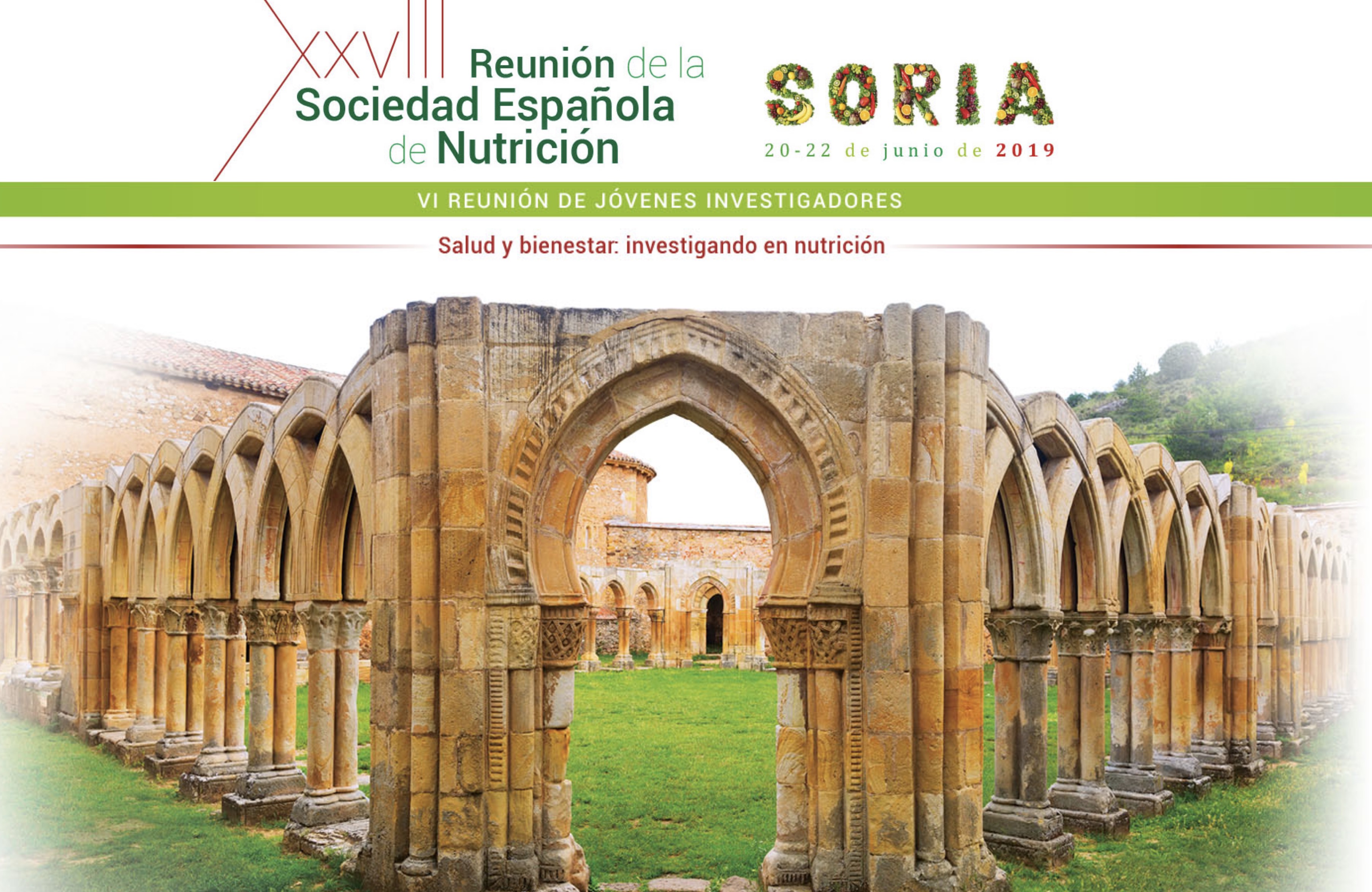 XXVIII Reunió de la Sociedad Española de Nutrición (SEÑ) i  VI Reunió de Jóvenes Investigadores-20 a 22 juny (Sòria)