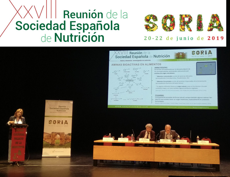 XXVIII Reunión de la Sociedad Española de Nutrición (SEÑ) i VI Reunión de jóvenes investigadores. 20-26 de juny (Sòria)