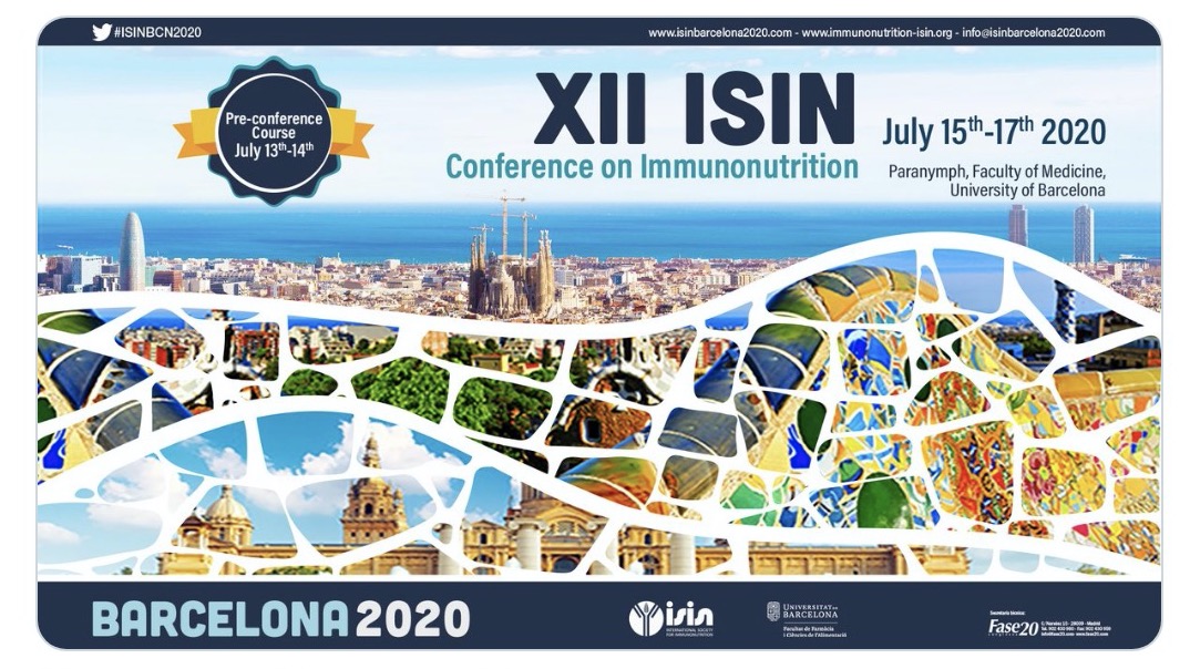 Inscripcions obertes al Congrés de la Societat Internacional de Inmunonutrició (ISIN), 15-17 de juliol (Barcelona)