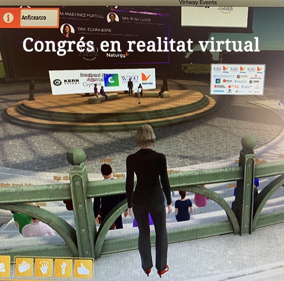 Experiència d’un congrés en format de realitat virtual