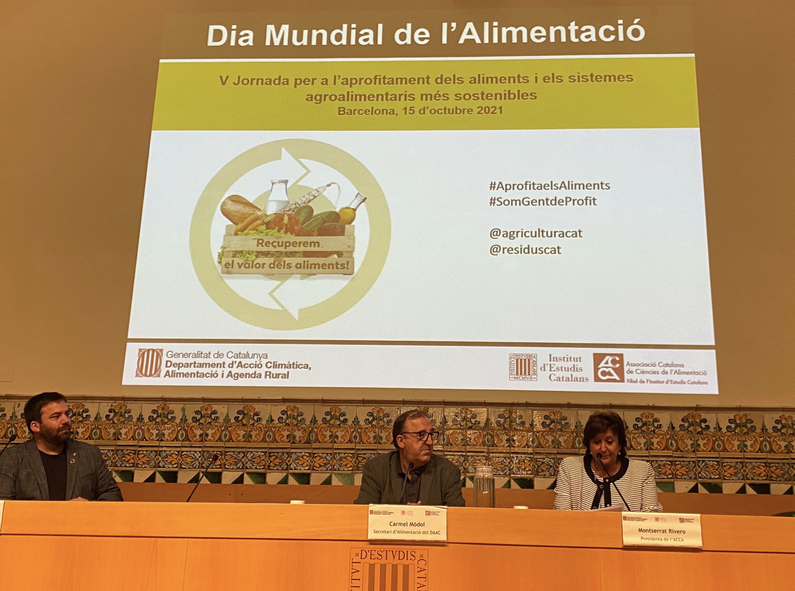 ACCA co-organitzadora de la V Jornada per l’Aprofitament dels Aliments i els Sistemes Alimentaris més Sostenibles, 15 d’octubre (Barcelona)