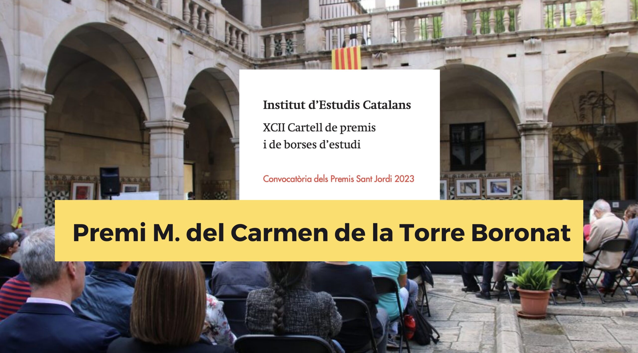 Ja és oberta la convocatòria al  Premi M. del Carmen de la Torre Boronat de l’ACCA (per estudiants)