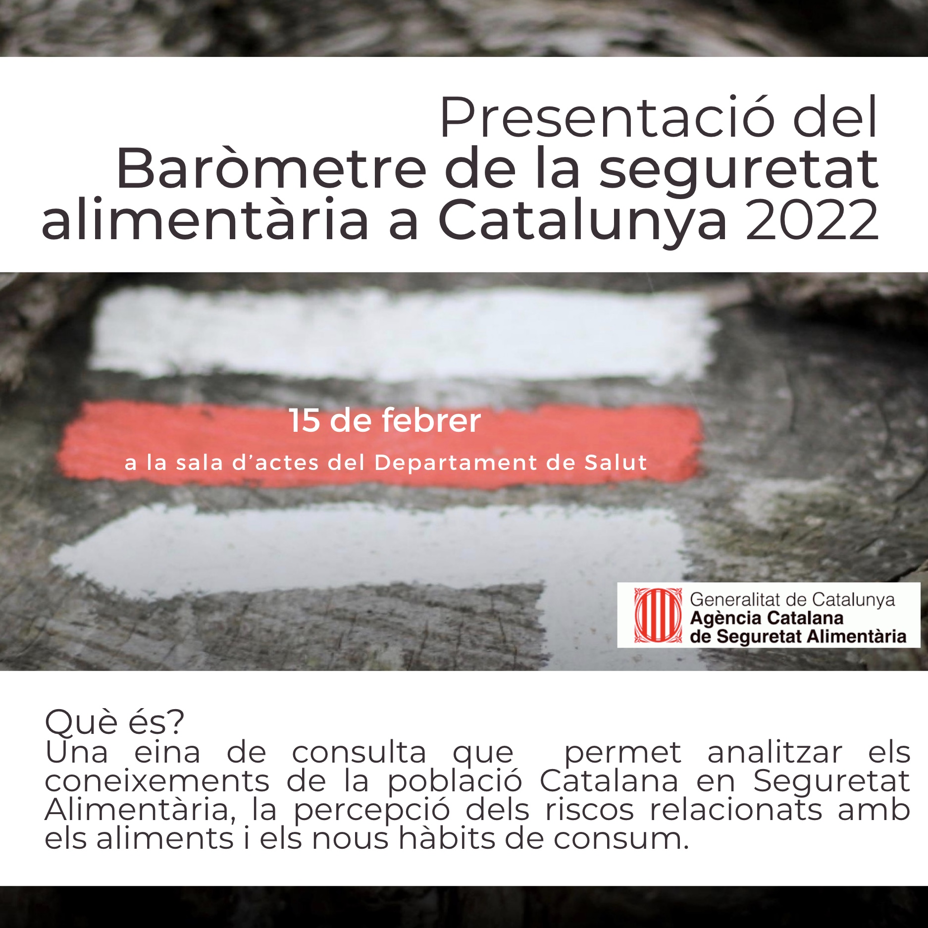 Unes notes sobre la presentació del  Baròmetre de la seguretat alimentaria a Catalunya 2022
