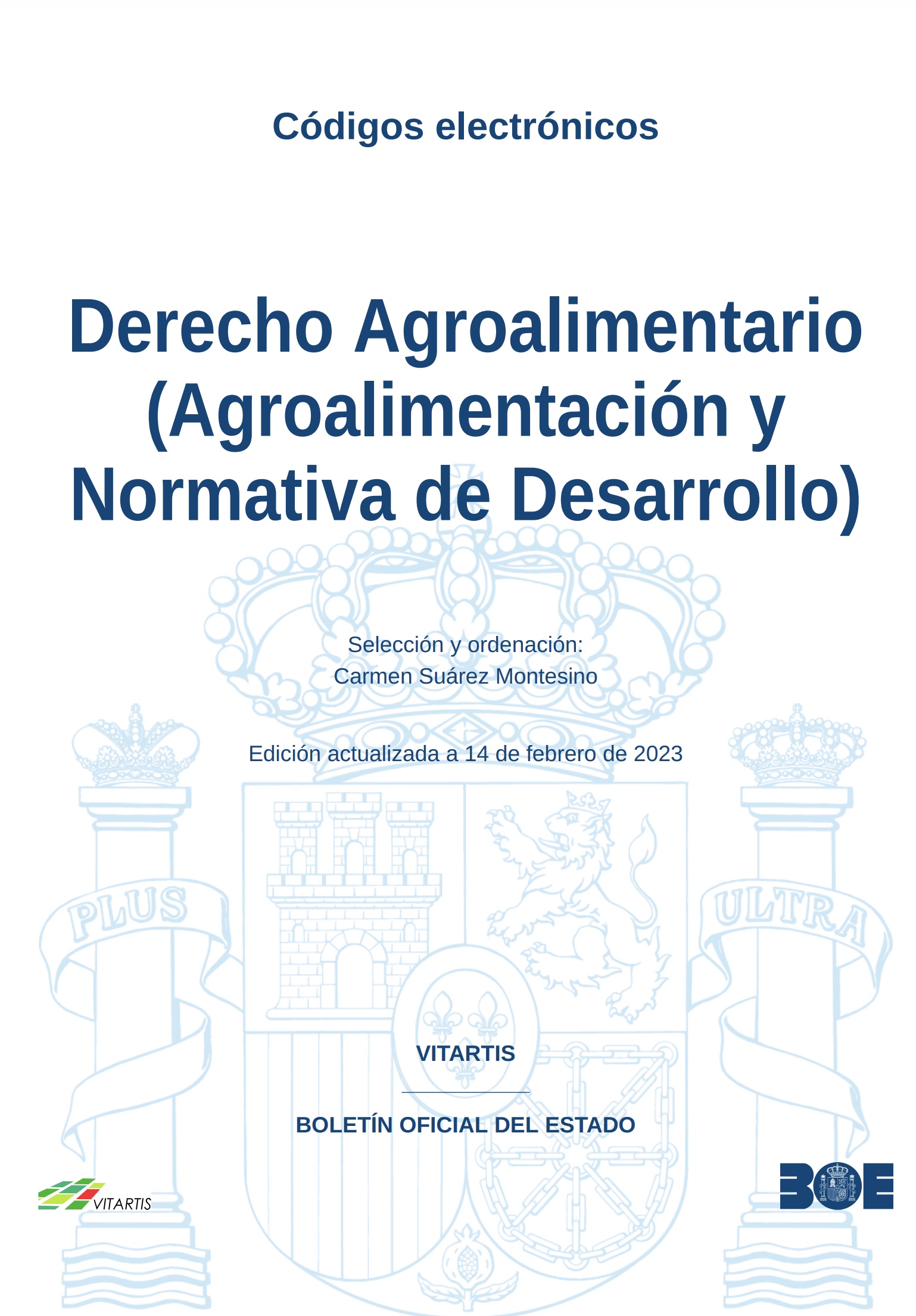 Versió actualitzada del Codi de Dret Agroalimentari