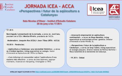 Jornada «Perspectives i futur de la aqüicultura a  Catalunya»