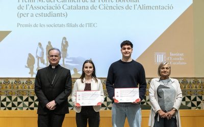 L’alimentació com a motor de recerca: l’ACCA premia dos estudis innovadors en el marc dels premis Sant Jordi 2025 de l’IEC